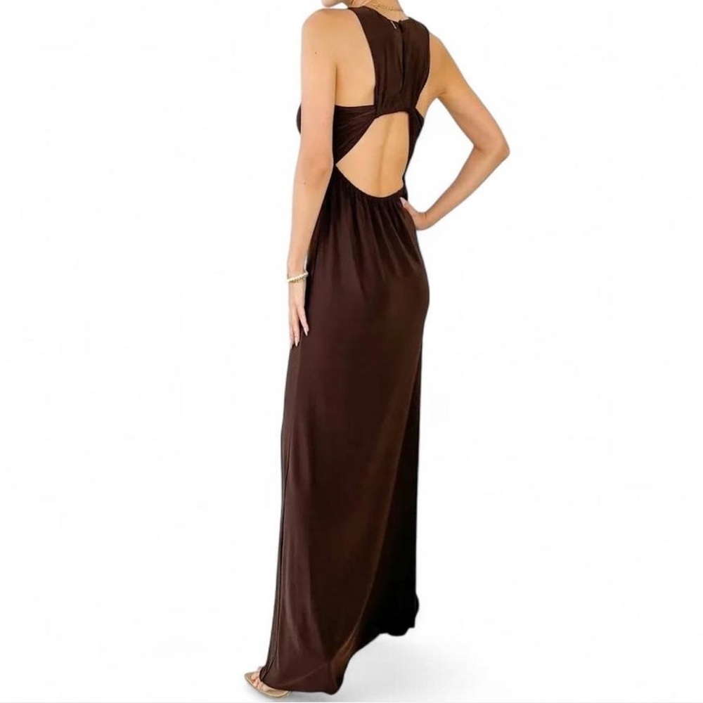 MISA Pargol Dress Size XS NWT - Espresso